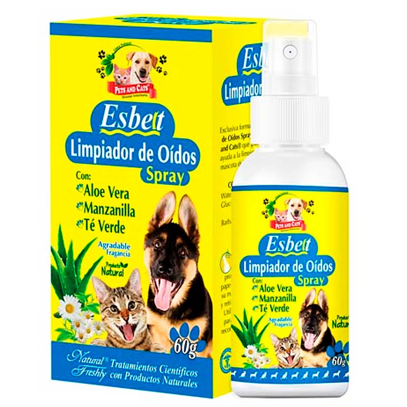 Esbelt limpiador de oidos - perros y gatos