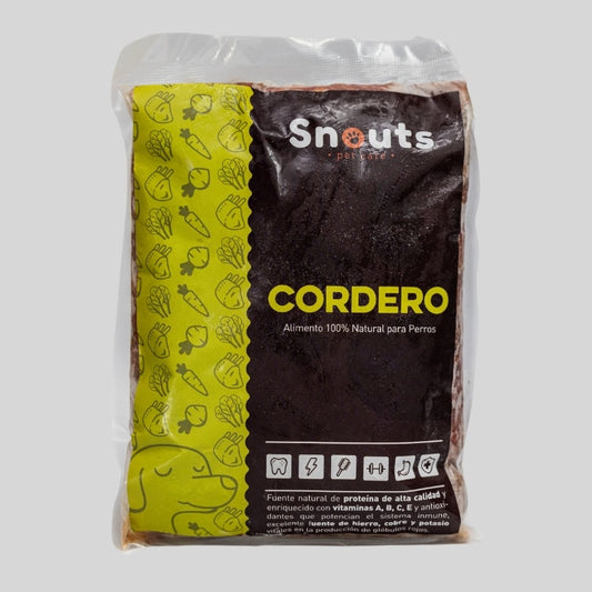 dieta barf cordero para perros